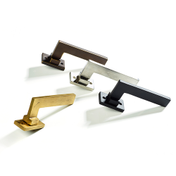 EVOKE solid brass lever handle in 4 different finishes