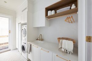 Luke and Jasmin' laundry the block gold pull handles gold cabinet handles